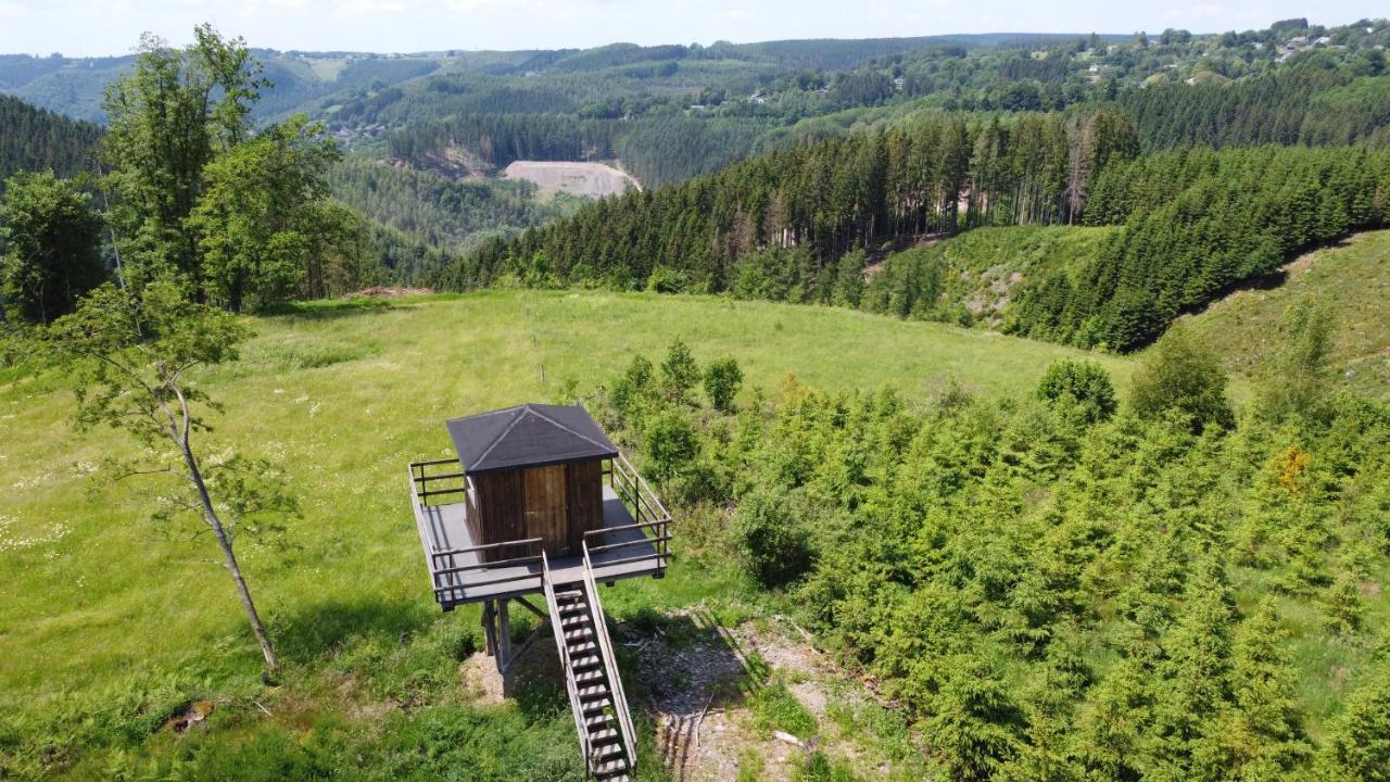 Le Noir Flohay 30 Pers - Malmedy, Vue, Wellness Villa Bagian luar foto