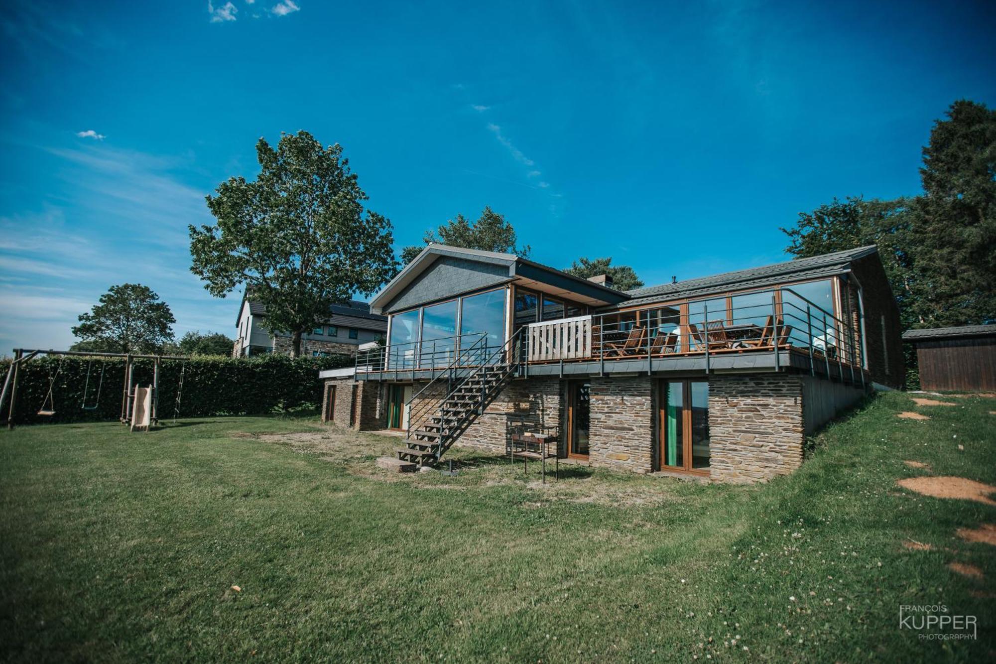 Le Noir Flohay 30 Pers - Malmedy, Vue, Wellness Villa Bagian luar foto