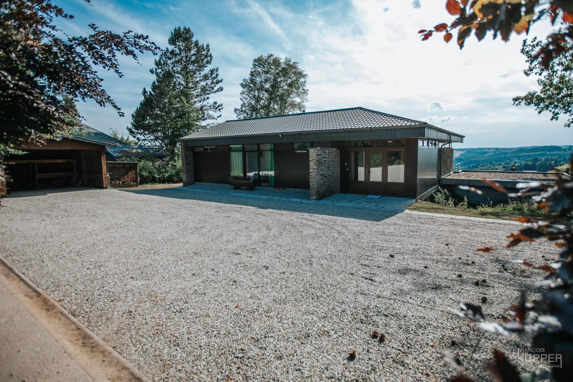 Le Noir Flohay 30 Pers - Malmedy, Vue, Wellness Villa Bagian luar foto