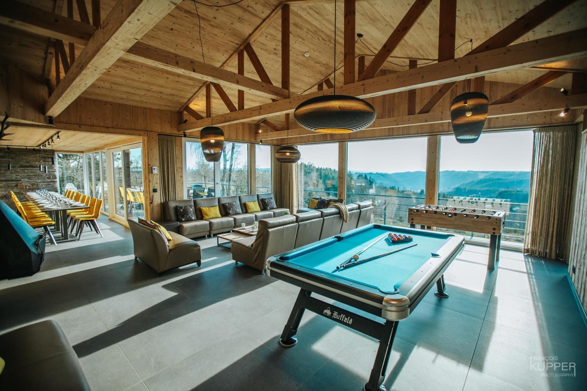 Le Noir Flohay 30 Pers - Malmedy, Vue, Wellness Villa Bagian luar foto