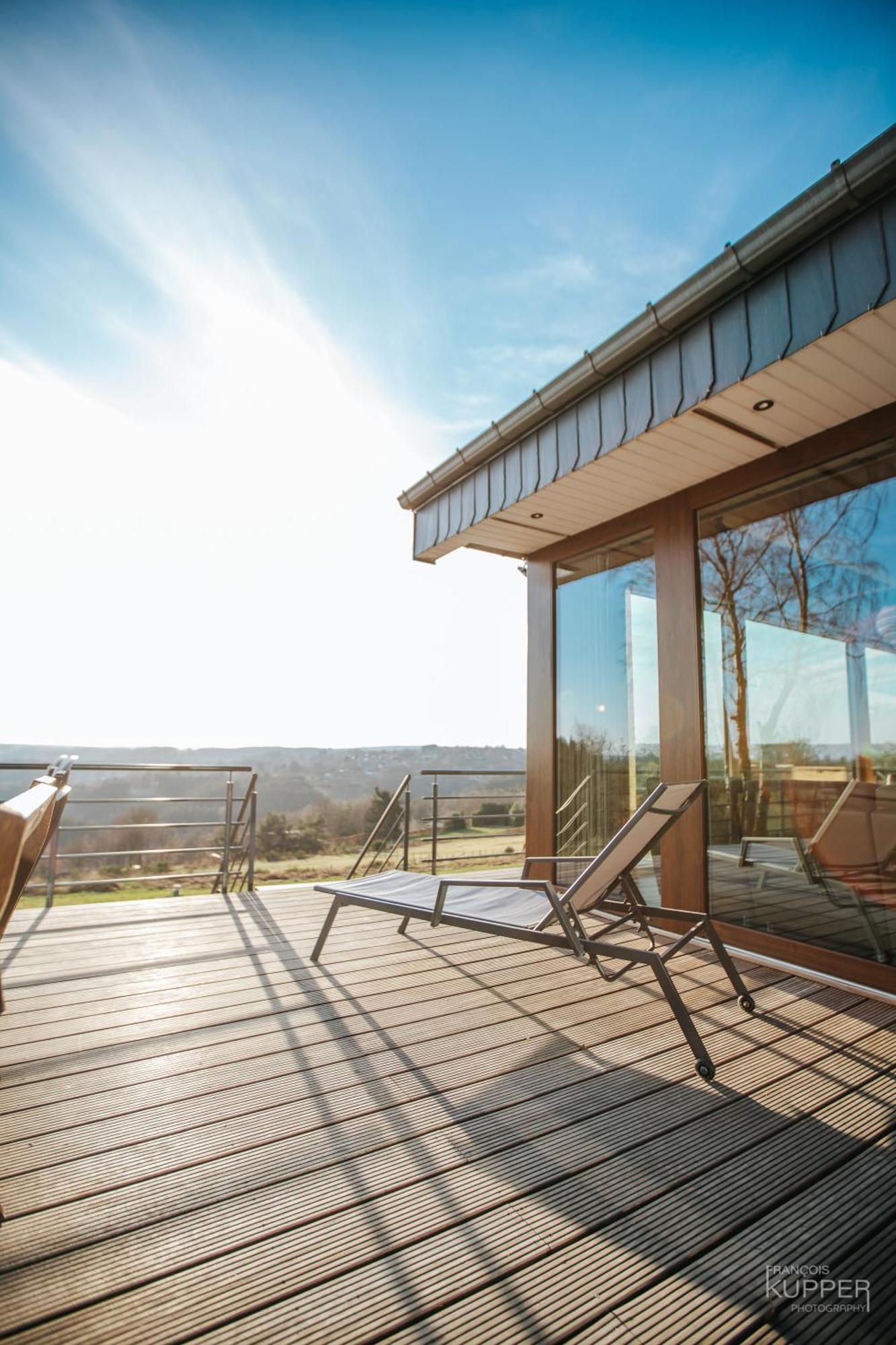 Le Noir Flohay 30 Pers - Malmedy, Vue, Wellness Villa Bagian luar foto