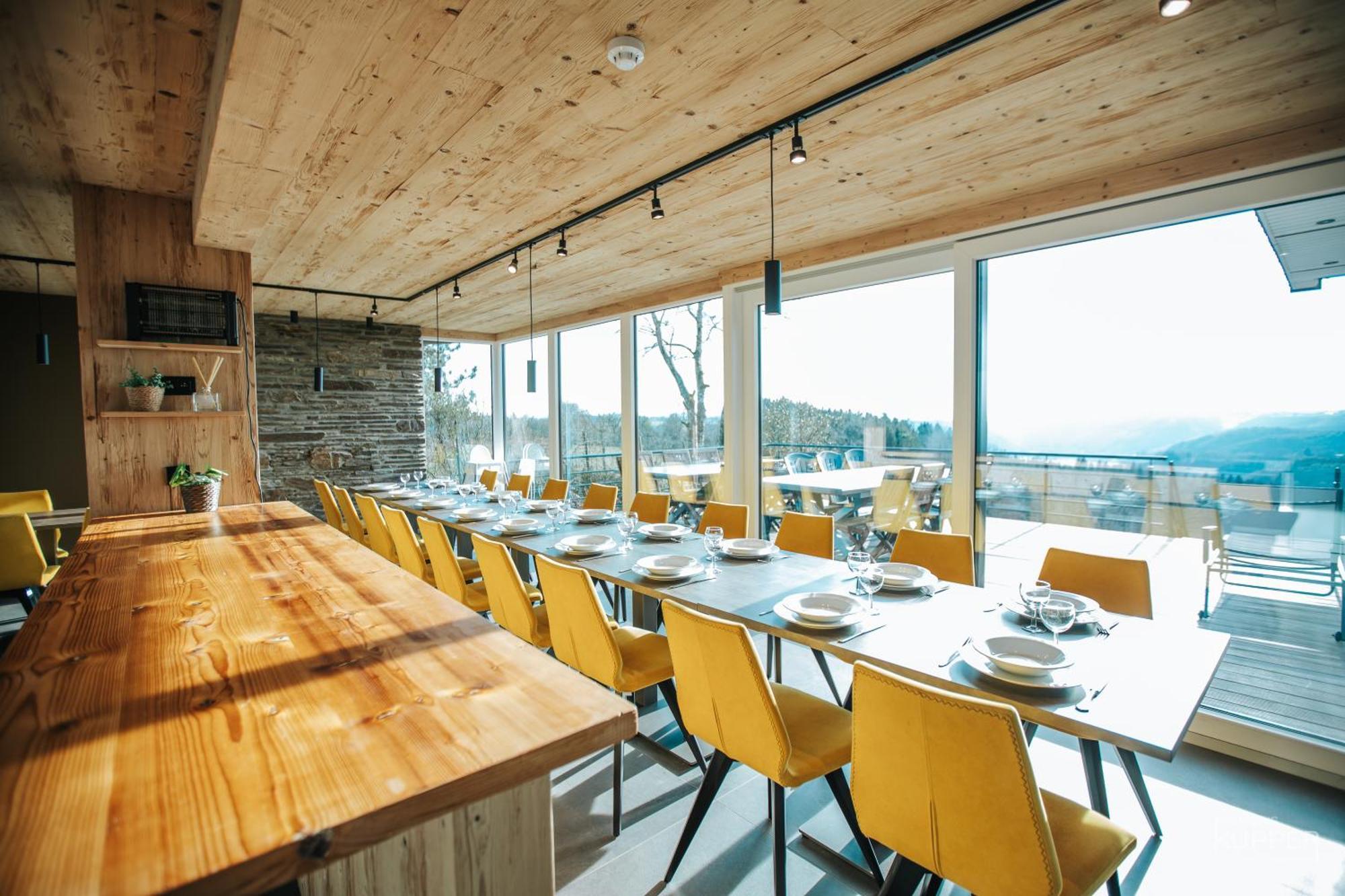 Le Noir Flohay 30 Pers - Malmedy, Vue, Wellness Villa Bagian luar foto